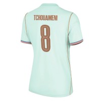 Stroje piłkarskie Francja Aurelien Tchouameni #8 Koszulka Wyjazdowej dla damskie MŚ 2026 Krótki Rękaw